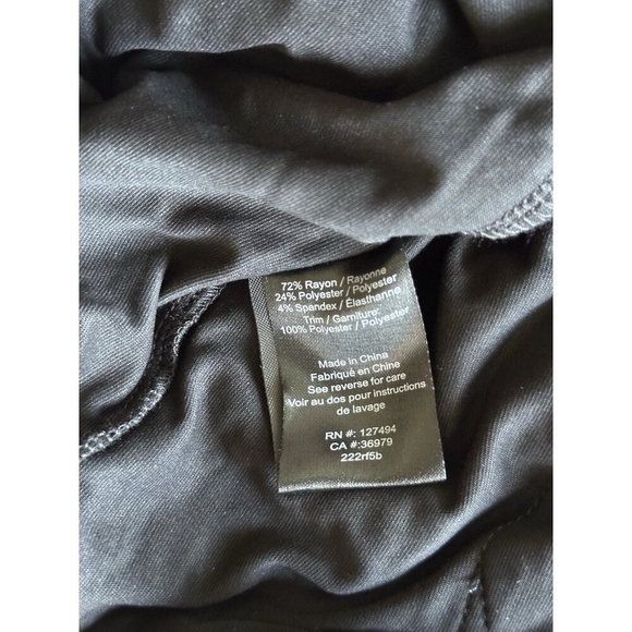 Heartloom Koko Black V-Neck Short Sleeve Jogger Jumpsuit Women's Romper M NWT - Picture 6 of 6